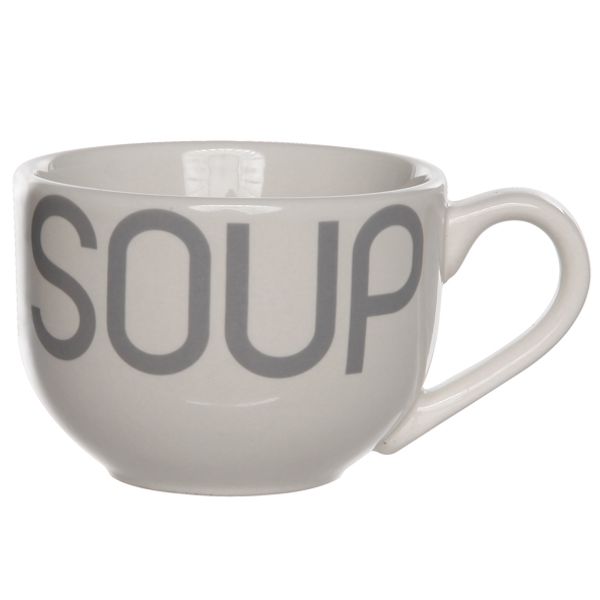 Cosy & Trendy Soeptas D11xh8,5cm Tekst, Soup  55cl 