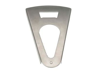 Bokaal-en Flesopener 16x9,3cm Clipstrip Inox