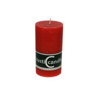 Bougie Cylindre Rustic 70/130 Rouge  