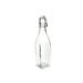 Cosy & Trendy Fles Met Stop Stop Wit 0,56l 6,3x6,3xh27 Cm Vierkant Glas