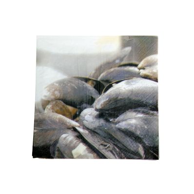 Serviettes Moules Set20 33x33cm  