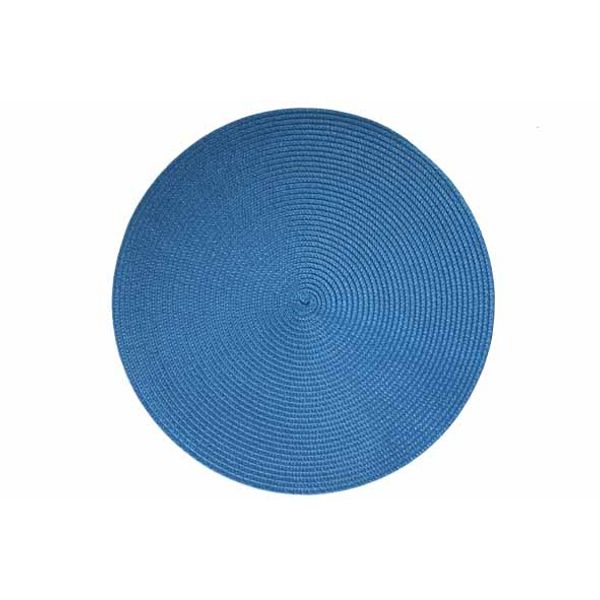 Placemat Rond Blauw D36cm  