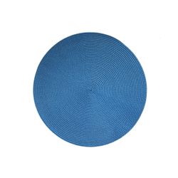 Placemat Rond Blauw D36cm  