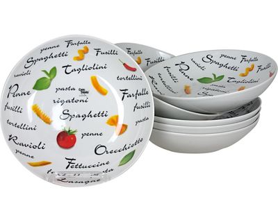 Pastabord Set6 D20xh4,5cm 