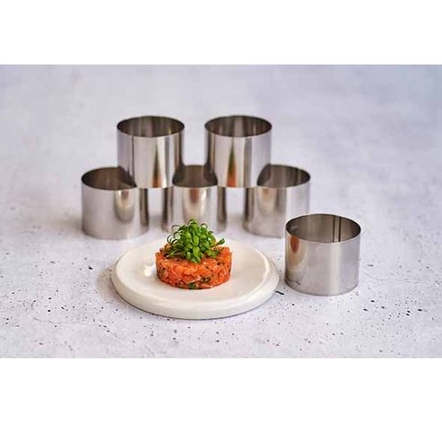 Anneau-garniture D7x H5.5cm Set6 Inox 18/10  Cosy & Trendy