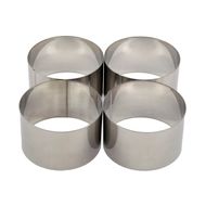 Garneercirkel D9xh5.5cm Set4 Inox 18/10 