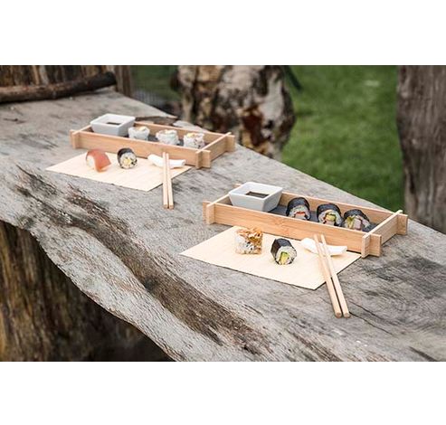 Sushi Set 1pers Pres.schaal, Chopstick M Et Legger, Schaaltje, Placemat  Cosy & Trendy