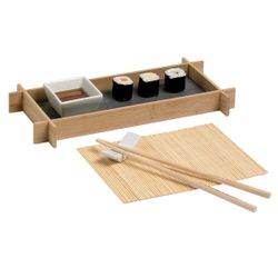 Cosy & Trendy Sushi Set 1pers Pres.schaal, Chopstick M Et Legger, Schaaltje, Placemat