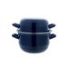 Horeca Mosselpot 1,2kg Blauw 2.8l 18cm  