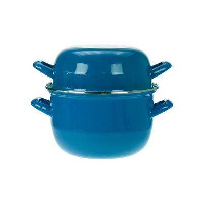 Horeca Mosselpot 1,2kg Blauw 2.8l 18cm   Cosy & Trendy