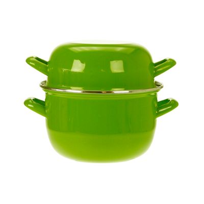 Horeca Mosselpot 1,2kg Groen 2,8l 18cm   Cosy & Trendy