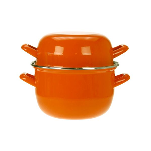 Horeca Mosselpot 1,2kg Oranje 2,8l 18cm 1kg 