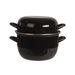 Horeca Mosselpot 2kg Zwart 3,250l D20cm 