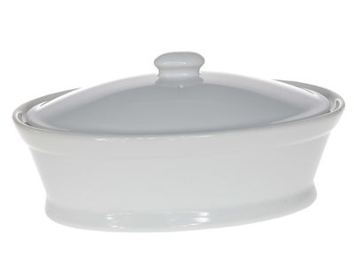Pate Pot Met Deksel 500ml 12,5x20,2xh9cm Ovaal