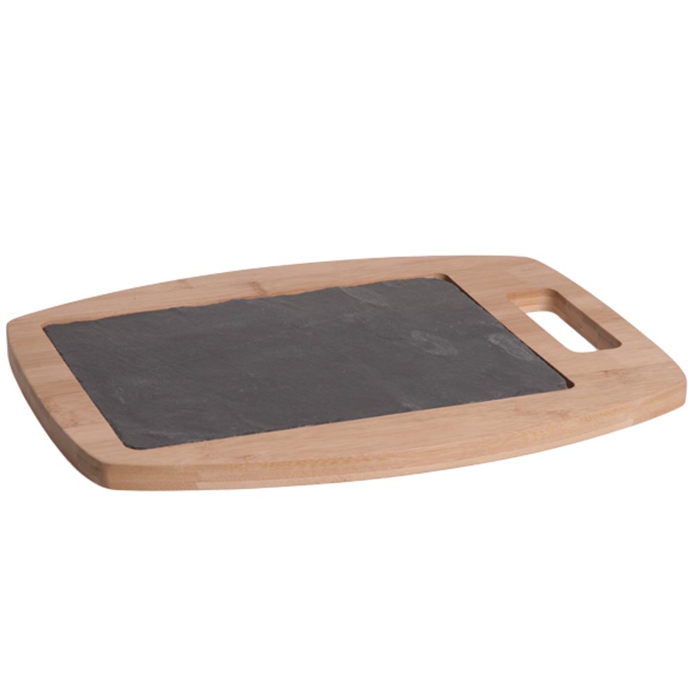 Cosy & Trendy Kaasschotels Sonora Plank Met Handvat 35x28cm Leistee N-bamboe