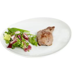 Saturnia Steak-visbord Wit D30,5cm  