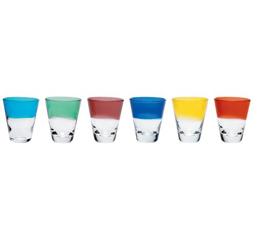 Colori Verre A Liqueur Set6ass D5,5xh6cm   Cosy & Trendy