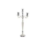 Chandelier 5 Bras Blanc H78cm  