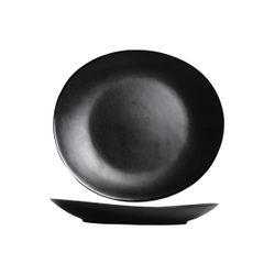 Cosy & Trendy Vongola Black Assiette Plate 28x25.5cm  