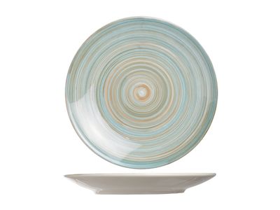 Turbolino Blauw Plat Bord D27cm 