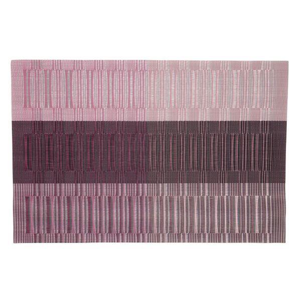 Placemat Pvc Geweven Roze-violet 45x30  