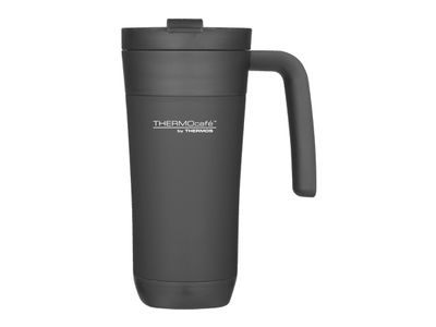 Flip Lid Travel Mug 425ml Noir Plastique