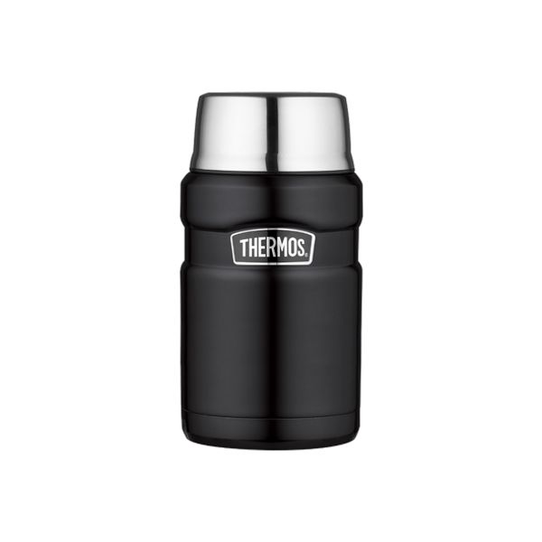 Thermos King Voedseldrager Xl Zwart Mat 710ml Sk3020