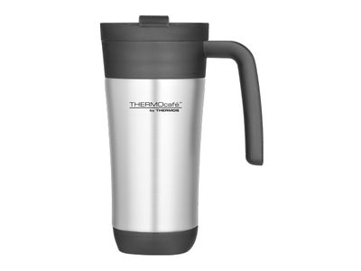 Flip Lid Travel Mug 425ml Inox 