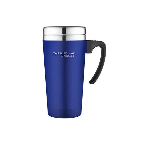 Soft Touch Travel Mug Blauw 420ml  