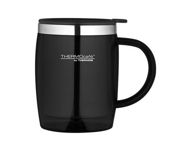 Desk Mug Zwart 0.45l 9x9x12cm