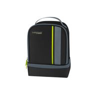 Neo Dual Compartm Lunchkit Noir-lime E 