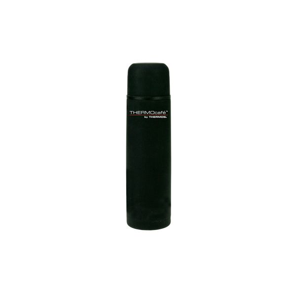 Thermos Everyday Ss Fles 1 L - Zwart Rubber D8.5xh30.5cm 6ctn