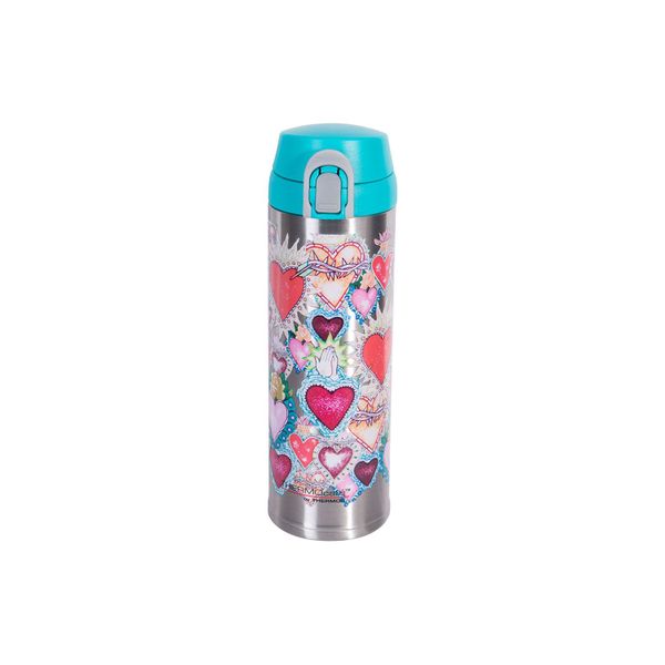 Decor Hearts Drinkfles Isolerend 480ml  