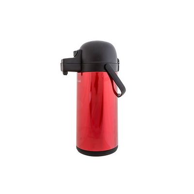 Pompthermos Rood 1,9l Met Drukknop  