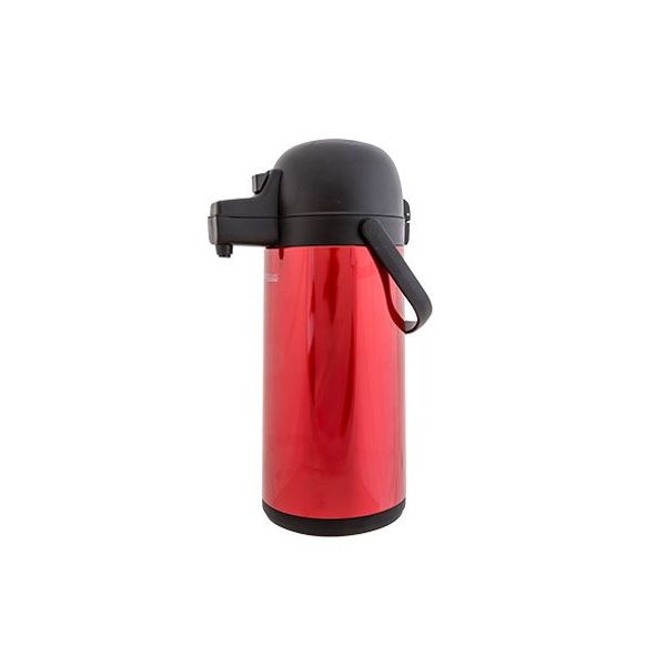 Thermos Pompthermos Rood 1,9l Met Drukknop 