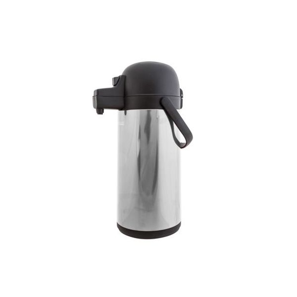 Thermos Pompthermos Alu 1,9l Met Drukknop 