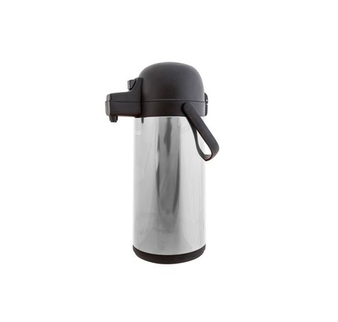 Pompthermos Alu 1,9l Met Drukknop   Thermos