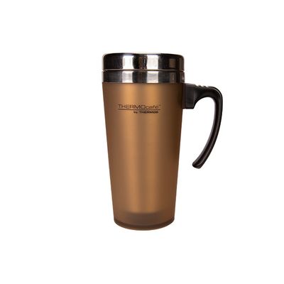 Soft Touch Travel Mug Taupe 420ml   Thermos