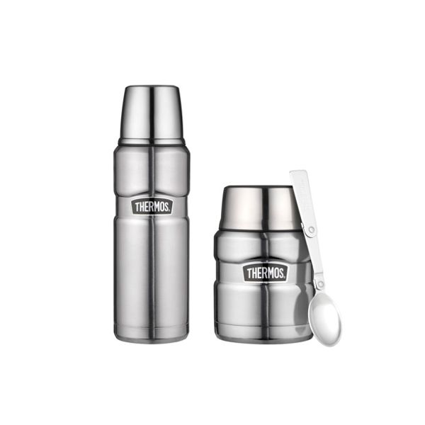 Thermos Set Inox King Voedseldrager 0.47l - Isoleerfles 0.47l