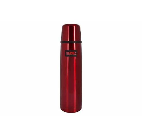 Fbb Light/compact Bout. Rouge 1l Bouchon Visser Verser D8xh31cm  Thermos