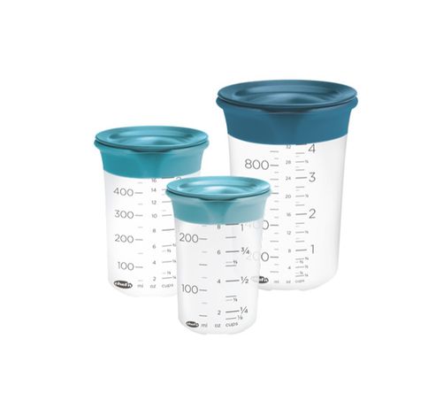 SET 3 MAATBEKERS 250-500-1000ML - DEKSEL  Chef'n