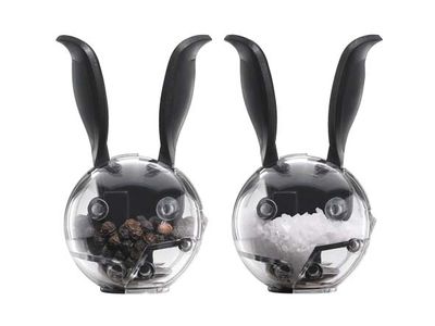 Peperball-zoutball Zwart Mini Magnetisch 