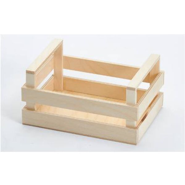 Bisetti Krat Houten Box S 20x14x10cm Berk Multiplex