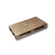 Pallet Donkere Presenteerplank 20x12x3cm  