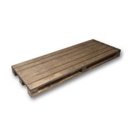 Pallet Presenteerplank L Donker 40x15xh3 Cm 