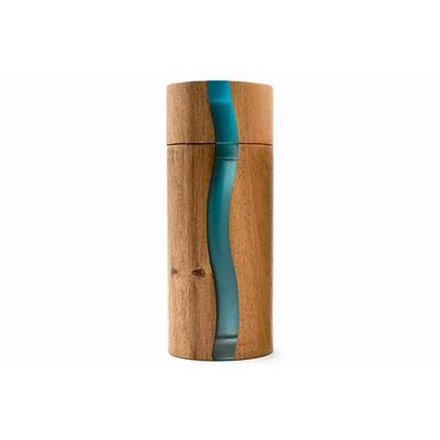 Positano Pepermolen H16cm Acacia Met Blauwe Hars 