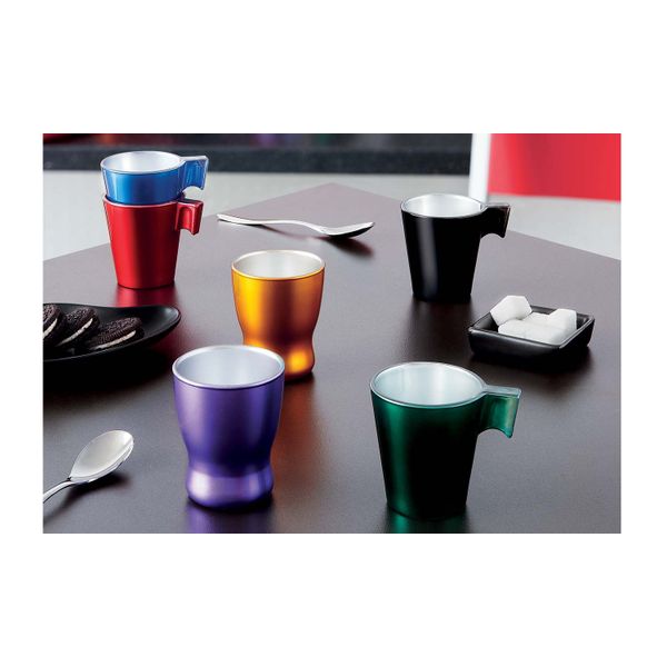 Flashy Mug Expresso Zwart 8cl  