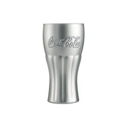 Coca Cola Glas Mirror Silver 37cl  