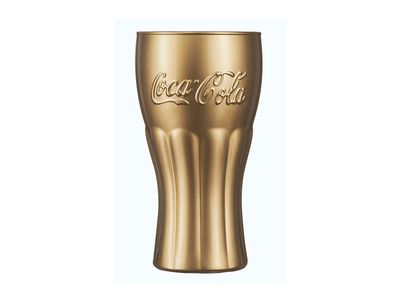 Coca Cola Tumbler Mirror  Oud Goud 37 Cl 