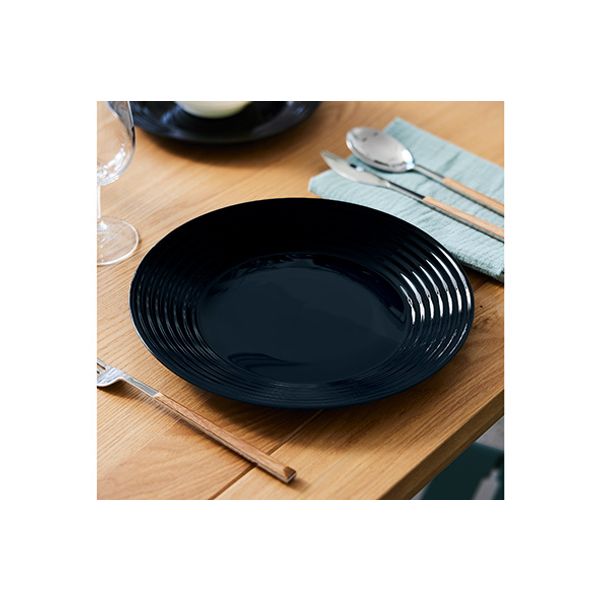 Luminarc Harena Black Plat Bord 25 Cm 